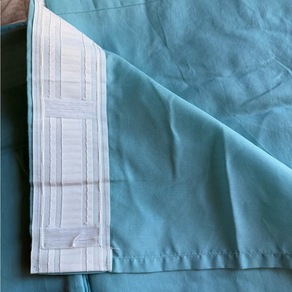IKEA Light Aqua Curtain Panels - Pair